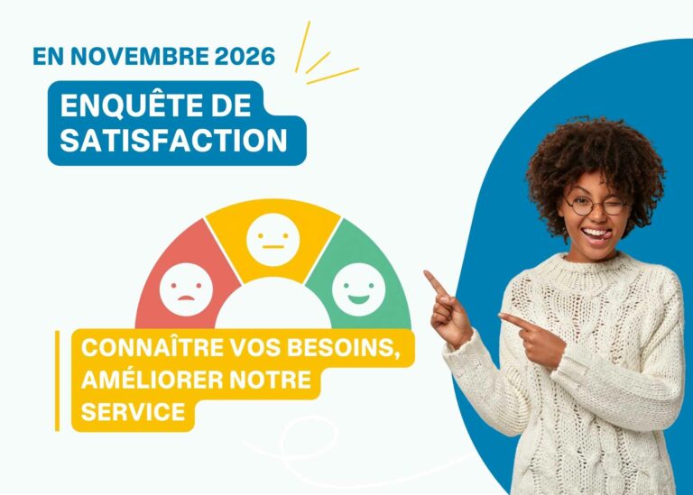 ENQUÊTE DE SATISFACTION NOVEMBRE 2026